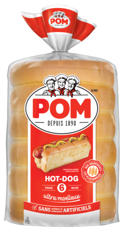 POM Ultra-Soft Hot Dog Buns