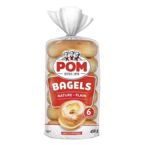 POM® Plain Bagels