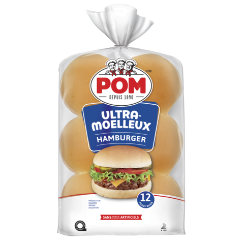 POM Ultra-Soft Hamburger Buns