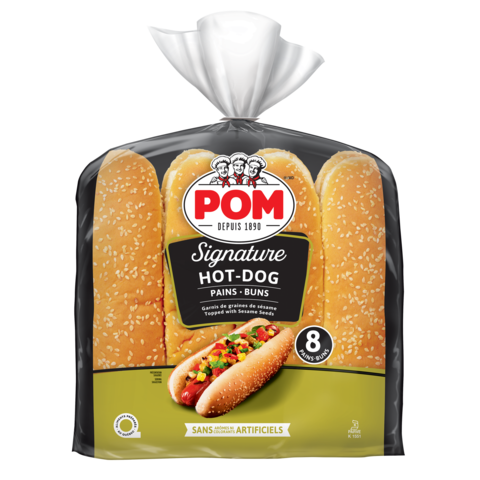 POM® Signature Sesame Seed Hot Dog Buns