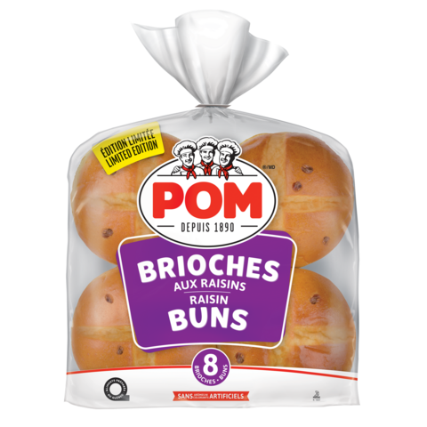 POM® Brioche Raisin Buns