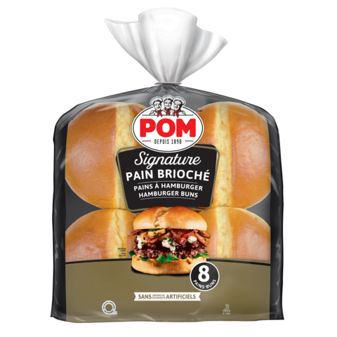 POM® Signature Brioche Hamburger Buns