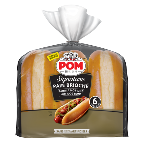 POM Signature Gold Hot Dog Buns