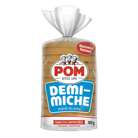 POM® Half Loaf White Bread - demi miche blanche POM🅫
