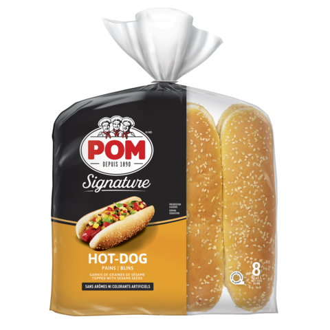 POM® Signature Sesame Seed Hot Dog Buns