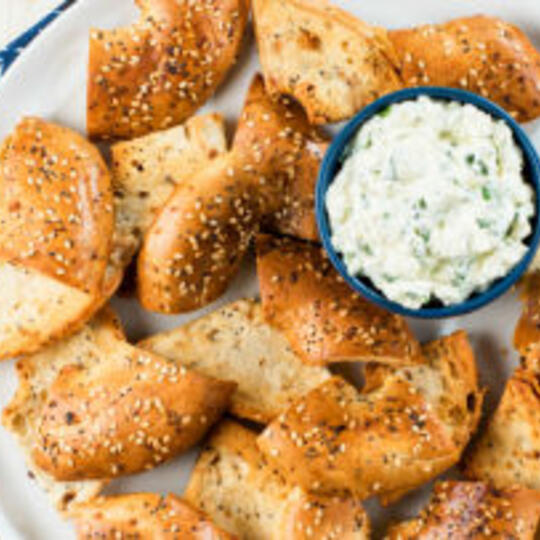 Savoury Bagel Crisps